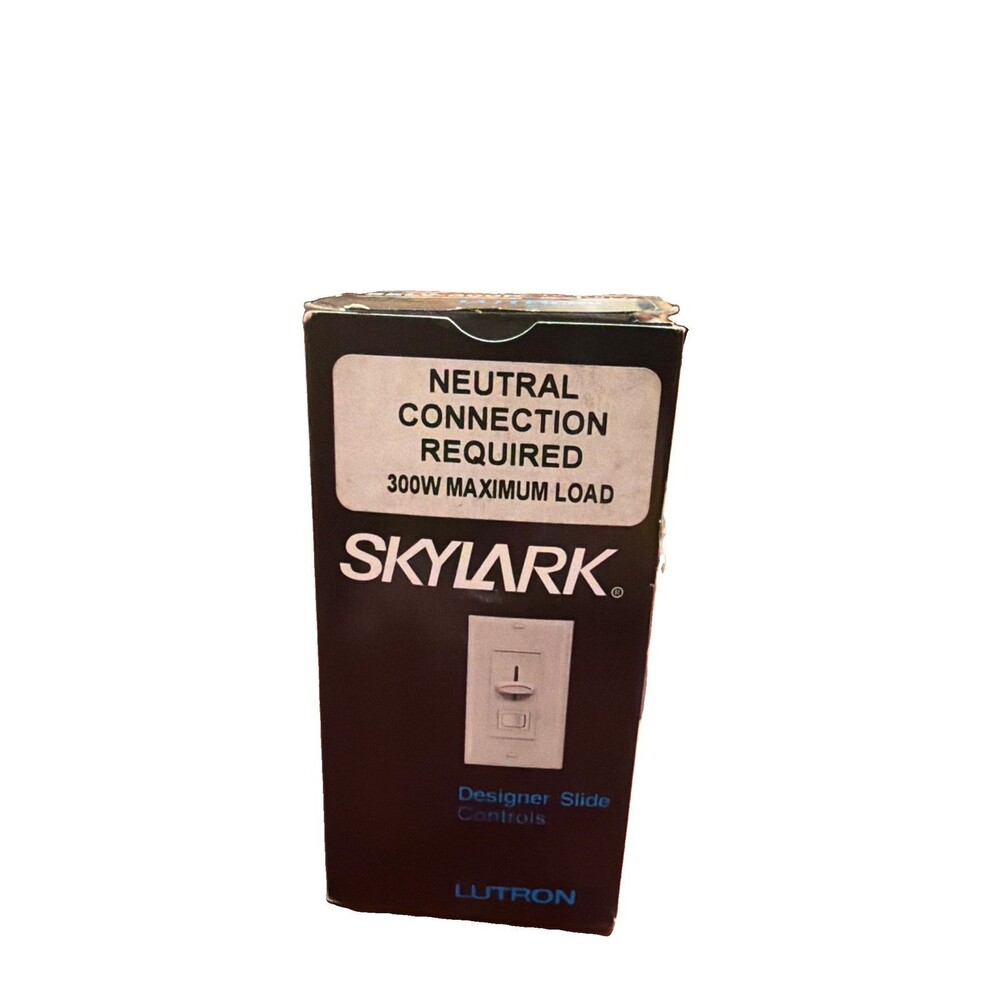 Lutron SELV-300P-IV Skylark 300W ELV Electronic Low Voltage Dimmer Ivory NOS